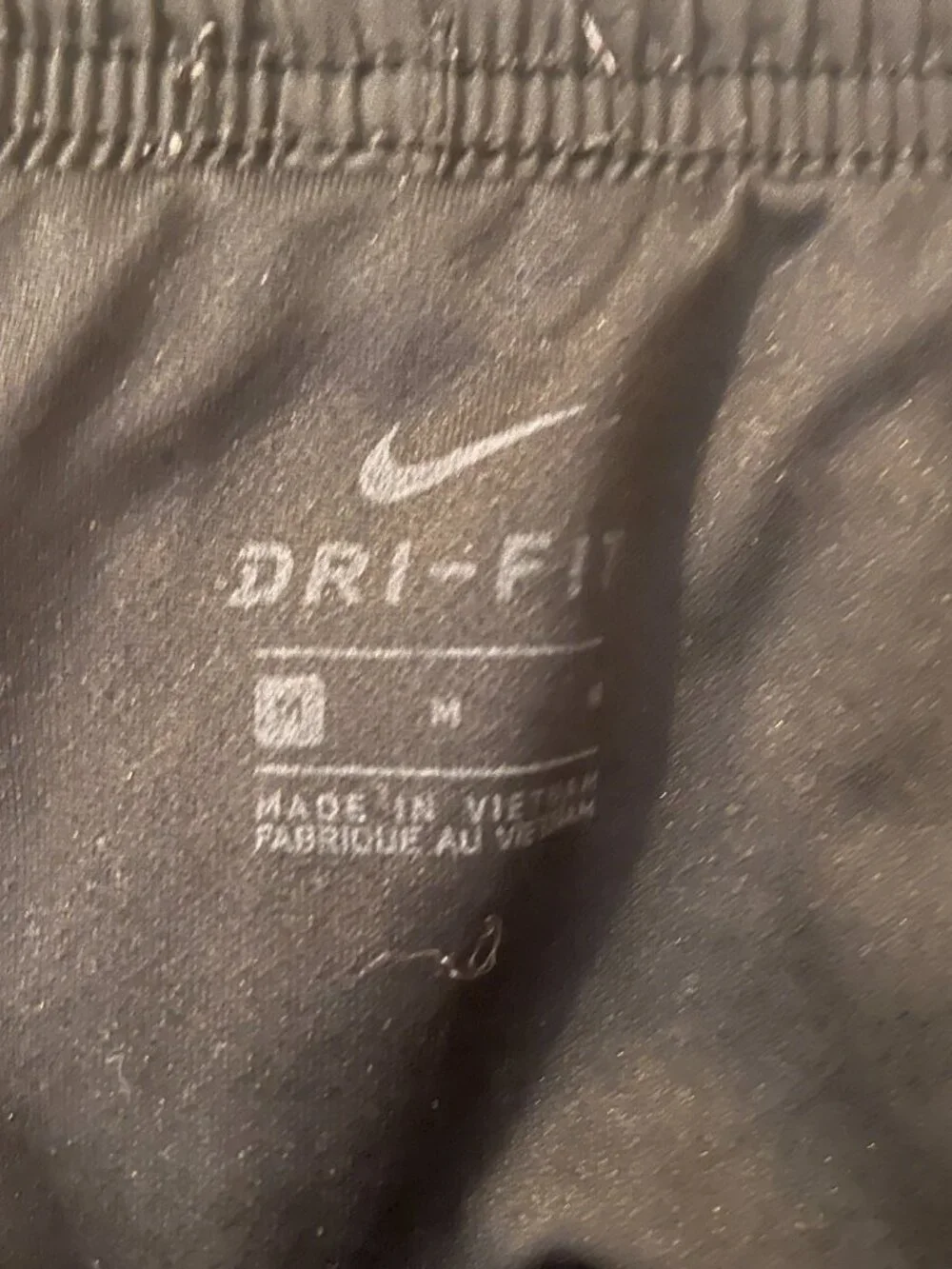 Nike Black and Grey Workout Shorts | Size Medium